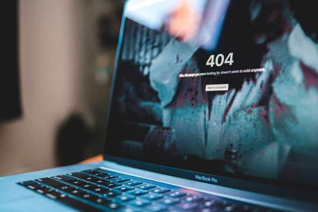 error 404 on a macbook pro