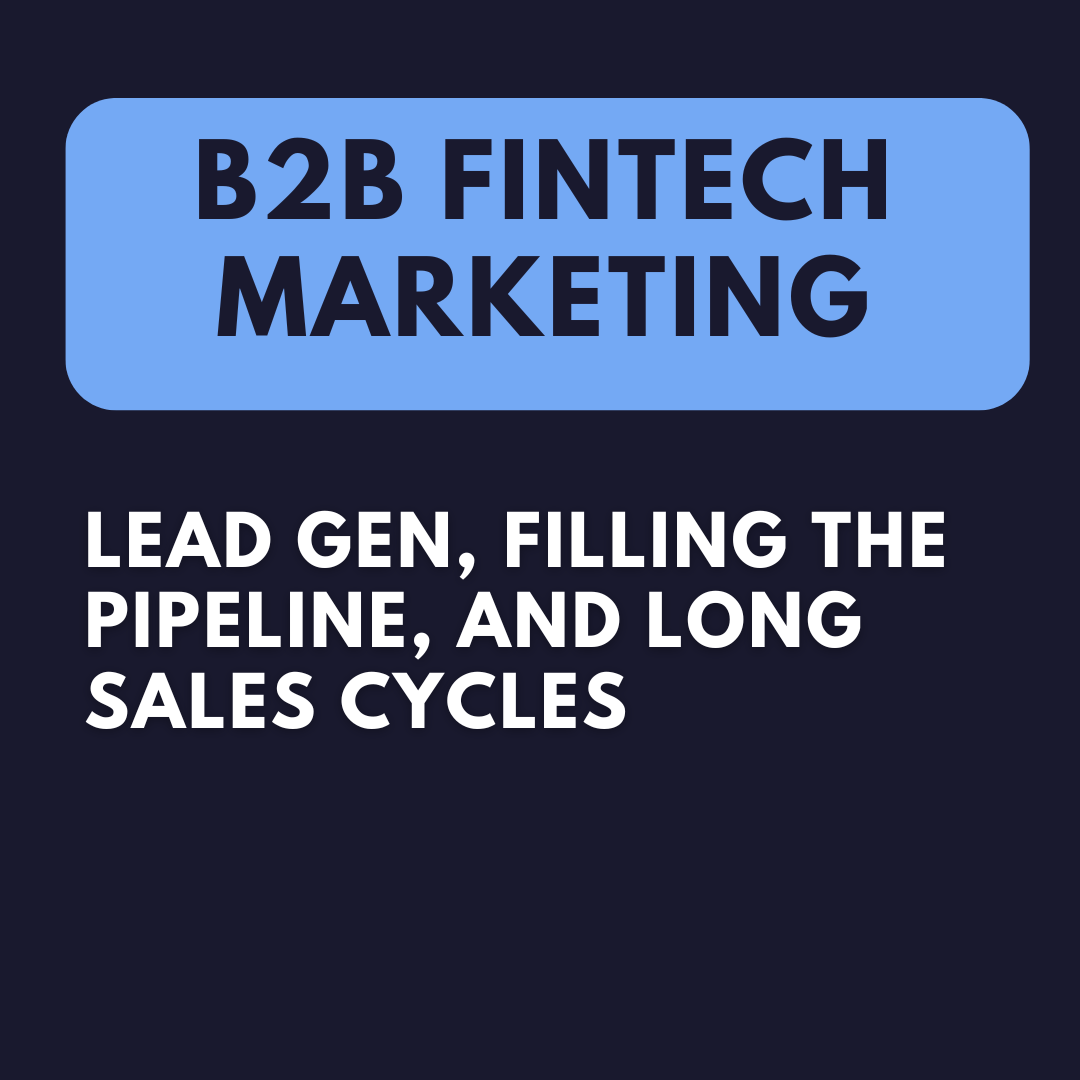 B2B fintech marketing