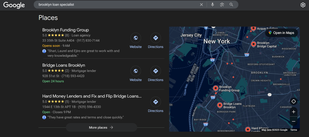brooklyn loan specialist search result