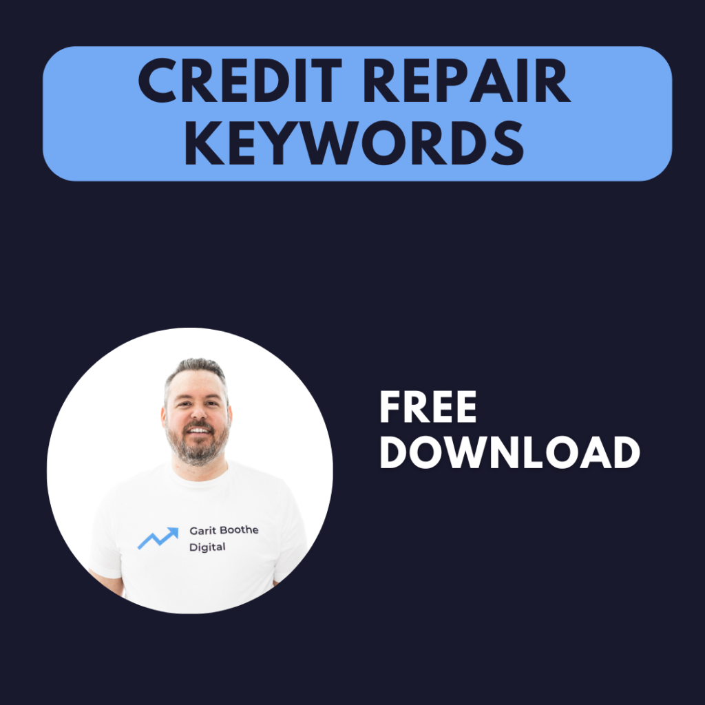 credit repair keywords